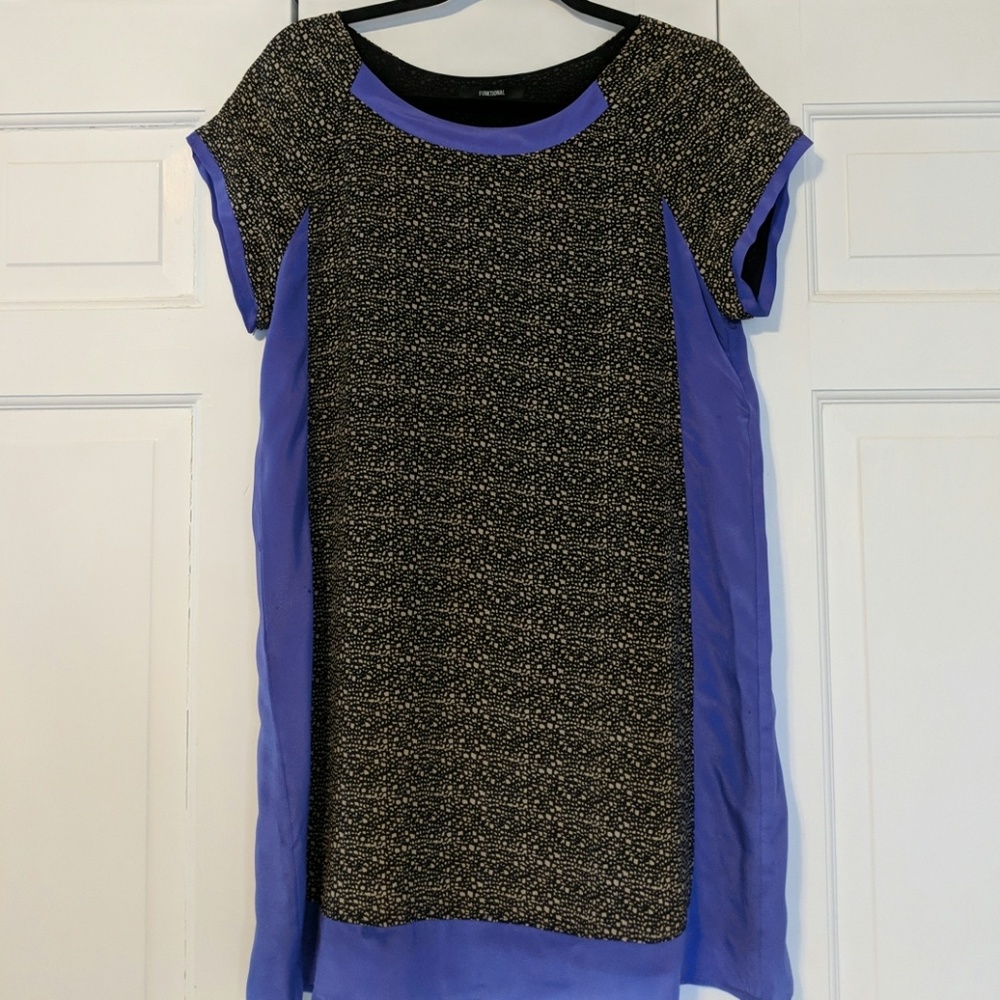 Silk Shift Mini Dress by FUNKTIONAL
